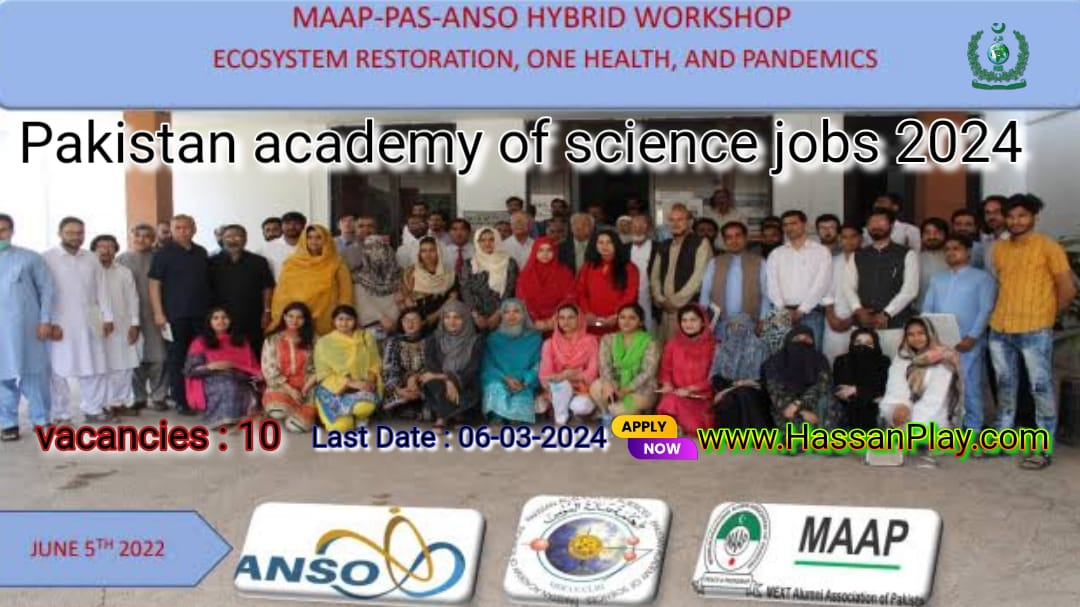 Pakistan Academy Of Sciences Jobs 2024 Hassan Play   Pakistan Academy Of Sciences Jobs 2024 