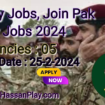 Today Jobs, Join Pak Army Jobs 2024