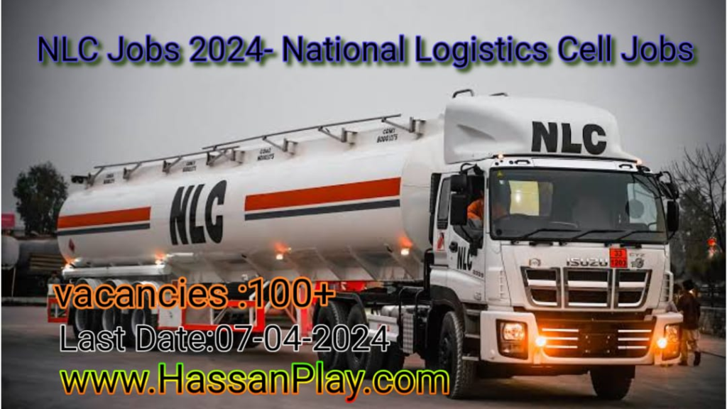 NLC Jobs 2024- National Logistics Cell Jobs