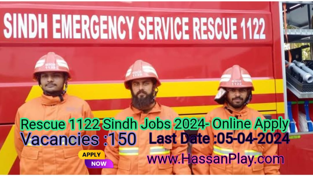 Rescue 1122 Sindh Jobs 2024- Online Apply 